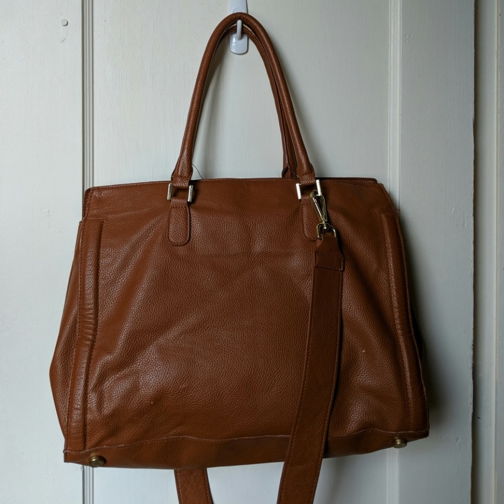 Tan handbag